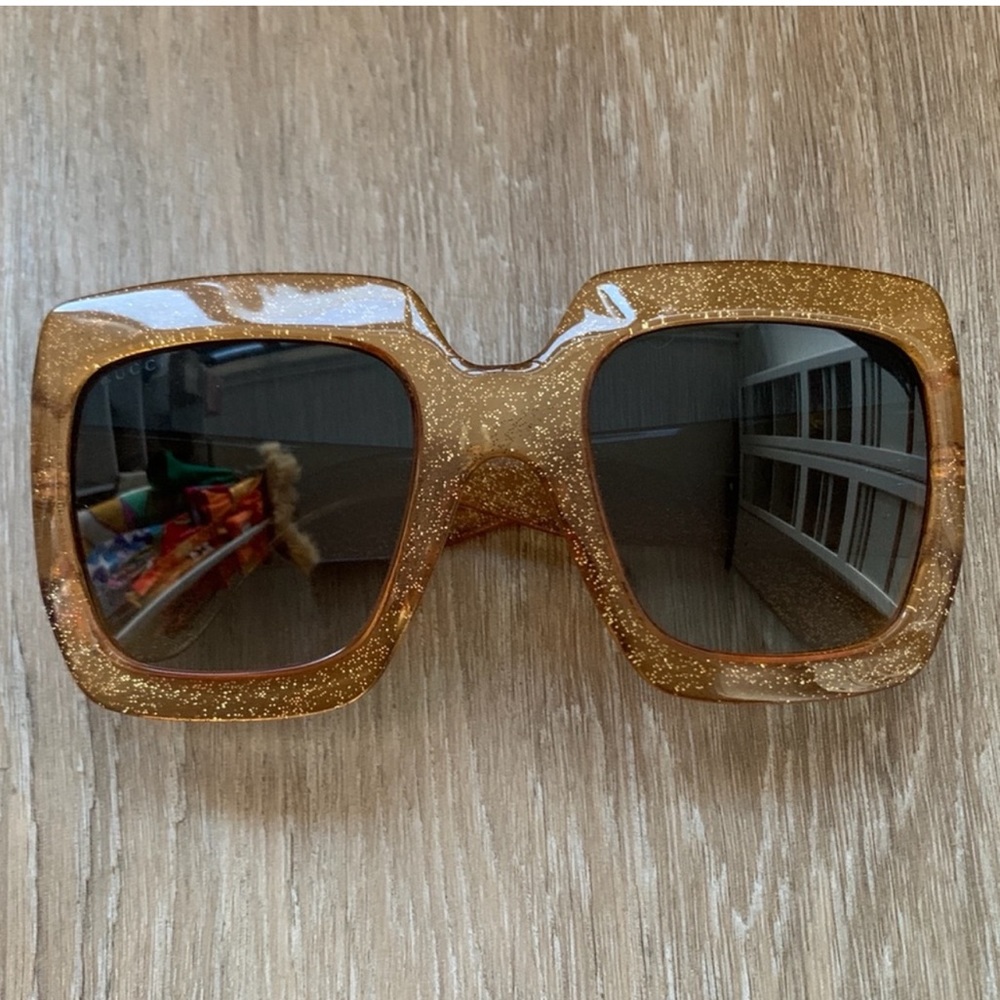 Gucci Oversized Large Square Sunglasses